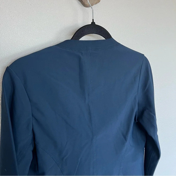ATHLETA Stellar Moto Zip Technical Jacket Navy Blue Casual Women’s Small - Picture 11 of 12